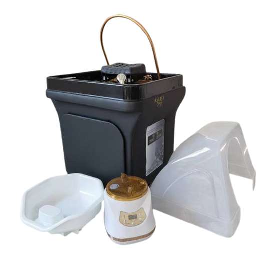 A List Beauty Head Spa Massager. With a generous 60L water storage capacity, LED light, and innovative fumigation and heat-up process, this sink takes the ordinary shampoo routine to extraordinary heights.   Experience the ultimate comfort with our mobile lay-down design, providing your clients with unmatched relaxation during their visit. Streamline your salon operations with the water circulation rack, promoting efficient water usage and sustainability.